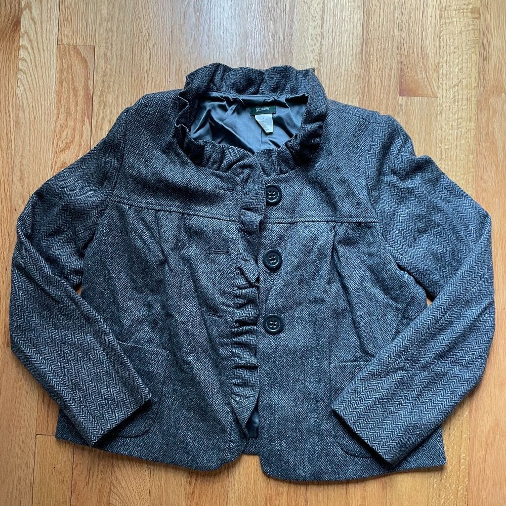 J.Crew Women's Wool Blazer / Swing Jacket - size 4